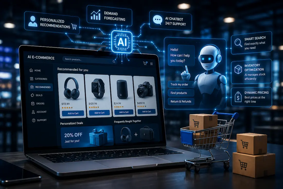 AI in E-Commerce: Best AI Tools & Strategies to Grow Your Online Store