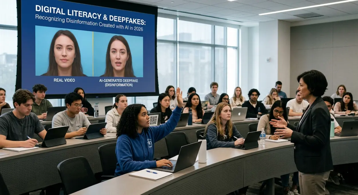 Digital Literacy and Deepfakes: Recognizing Disinformation Created with AI in 2026